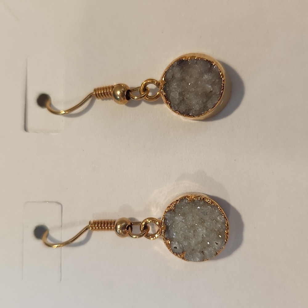 Agate Quartz Earrings